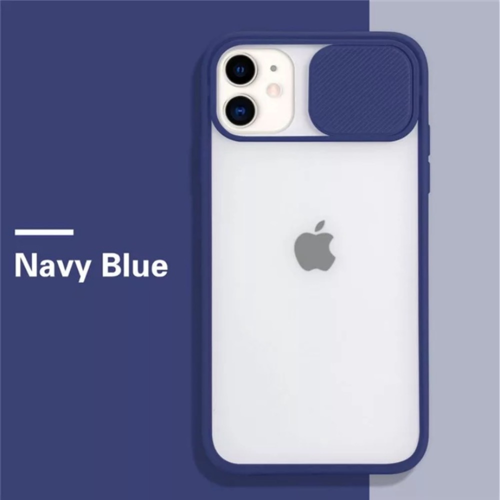 Navy blue iPhone 12 pro phone case